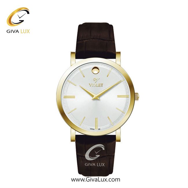 ساعت مچی اورجینال زنانه ویولت VIOLET طلایی | قهوه ای| نقره ای| کد رفرنس 0631/2